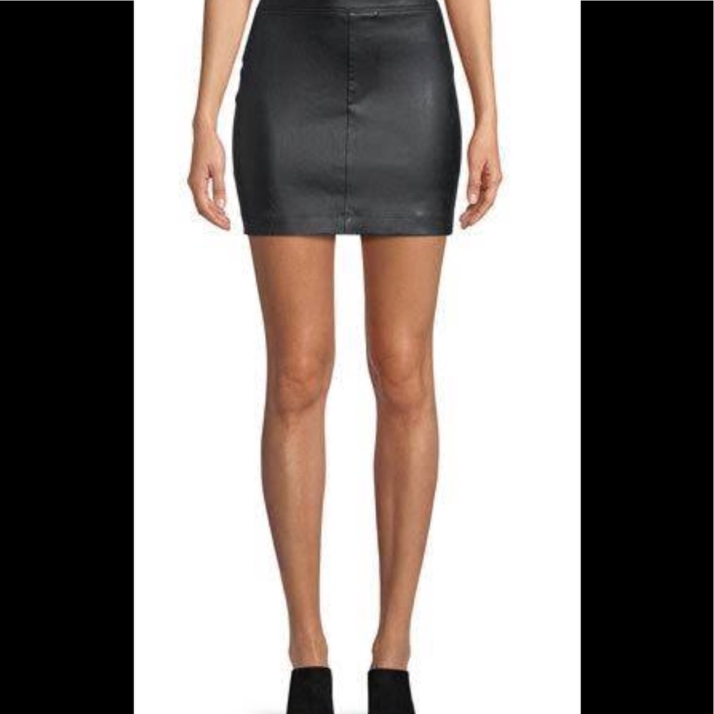 Helmet Lang real leather pencil skirt size 0. New